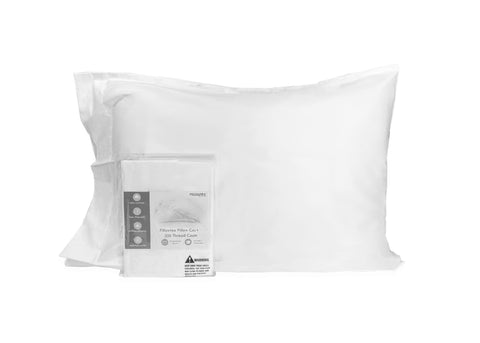 A soft Pillowtex Cotton Pillowcase Set (Includes 2 Pillowcases) on a white background.