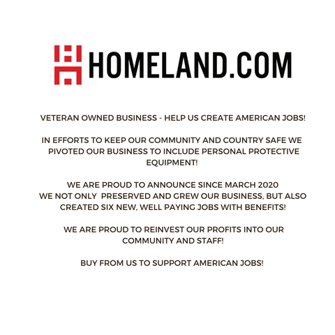 Homeland is a veteran-owned business that sells 100ml [3.38OZ] Homeland Aloe Hand Sanitizer Gel - Buy More Save More!