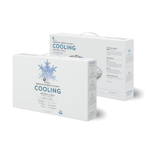 A box with a PureCare Cooling SoftCell® Chill Pillow included.