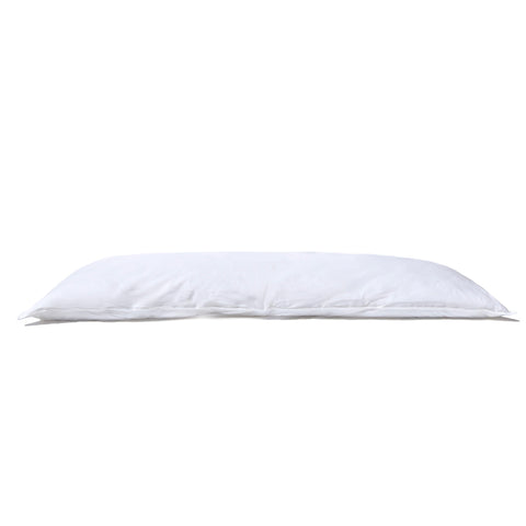 A Pillowtex Down Alternative Body Pillow | Soft Support on a white background.
