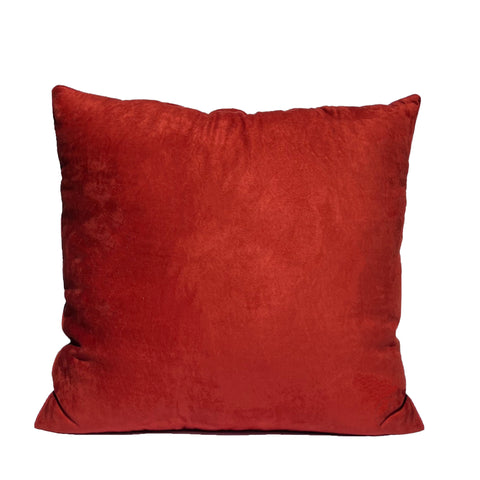 A high quality Pillowtex Faux Suede Decorative Throw Pillow on a white background.