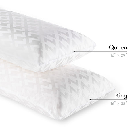 Supportive queen and king Malouf Dough Memory Foam Pillow for ultimate comfort.