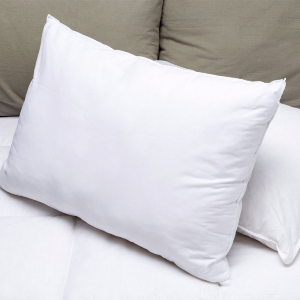 HAMPTON FILLED BIG PILLOW  Big pillows, White pillows, Silver pillows