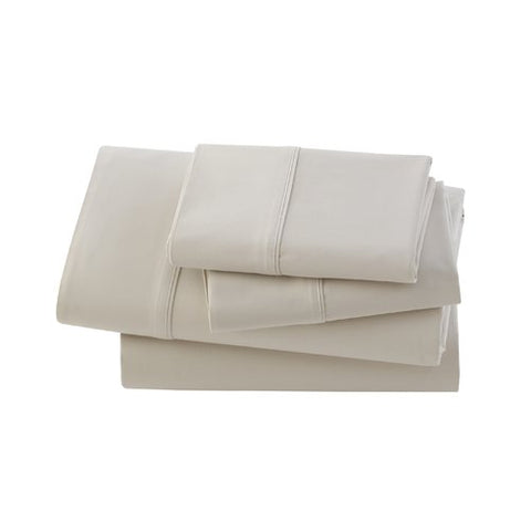 Kassatex Bamboo Sheet Set-Bisque crafted with sustainable style.