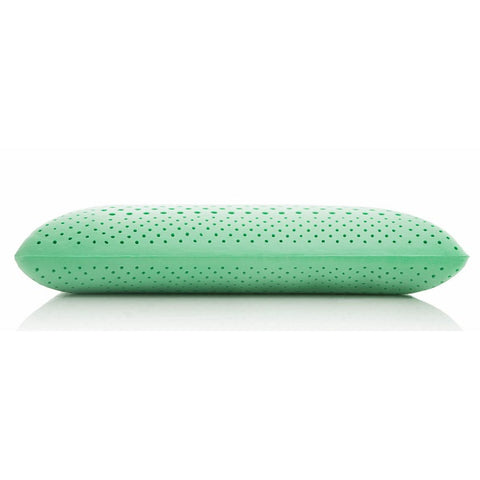 A green Malouf Zoned Dough Peppermint Pillow.