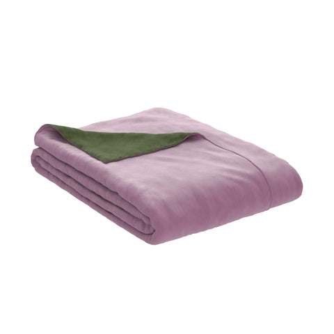 A pink and green PureCare Duvet Cover | Cooling Bamboo on a white background is perfect for sleep comfort.