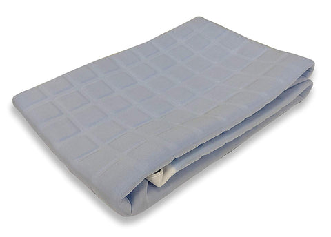 A Pillowtex Body Pillow Cover | Cooling Gel folded on top of a white surface.