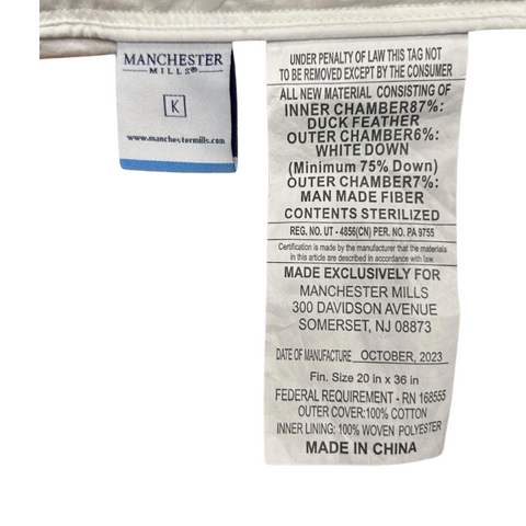 Temper loft sales down dreams pillow