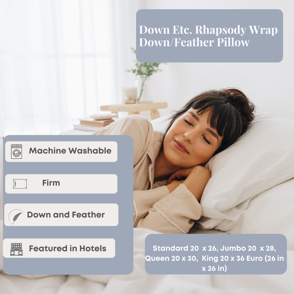 Down Etc. Rhapsody Wrap Down/Feather Pillow Featured at Many Hyatt® H