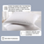 A white Holiday Inn® Touch of Down Feather & Down Pillow | Soft Support with a down-filled cover by Hollander.