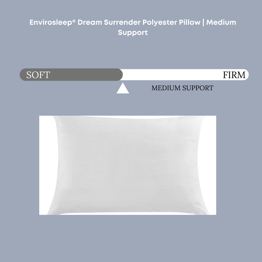Envirosleep Dream Surrender Polyester Pillow | Medium Support - Pillows.com