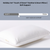 Luxurious hotel down pillow crafted with a Holiday Inn® Touch of Down Feather & Down Pillow | Soft Support.