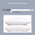 Experience the luxurious comfort of a Manchester Mills Down Dreams Classic Soft Pillow. This classic pillow is filled with feather and down, providing a soft and dreamy sleep experience.