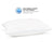 A white pillow with the words 100 thread count, designed for cooling: The Great Sleep Cooling Pillow by Hollander, designed to keep you 5 degrees cooler.