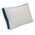 The La-Z-Boy Down Alternative Pillow by La-Z-Boy is a rectangular, moisture-wicking pillow with a white dotted textured front, dark teal sides, and a firm, structured shape—perfect for side sleepers who prefer clean, modern lines.
