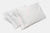 Two Cotton Bed Pillowcases with Piping by American Blossom Linens, made from 100% USA cotton, are shown on a white background—one slightly overlapping the other—looking smooth, clean, and plush for a soft, comfortable feel.