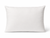 The Envirosleep Gold Plus Pillow by Manchester Mills is a square, white hotel-quality pillow with firm polyester fiber fill, featuring a smooth, plain fabric and plush appearance, centered against a white background.