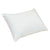 The La-Z-Boy Fiber Density Pillow, a rectangular white cushion with slightly rounded edges and light beige piping, rests on a plain white background. A small fabric tag appears in the top left corner.