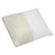 The La-Z-Boy Hybrid Bliss Memory Foam Pillow features smooth, rounded edges and a white moisture-wicking cover, partially removed to reveal light beige foam with small, evenly spaced holes for breathability.
