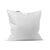 A new, white, square-shaped Pillowtex Pillow Insert with White Duck Feather & Down and a visible tag, isolated on a white background, suggesting softness and comfort for potential buyers in the hospitality industry looking for bedding accessories.