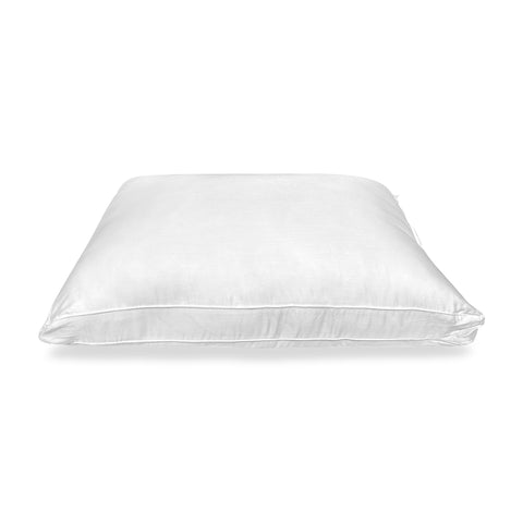 A comfortable Carpenter Co. Dual Layered Comfort Pillow with extra-firm support on a white background.