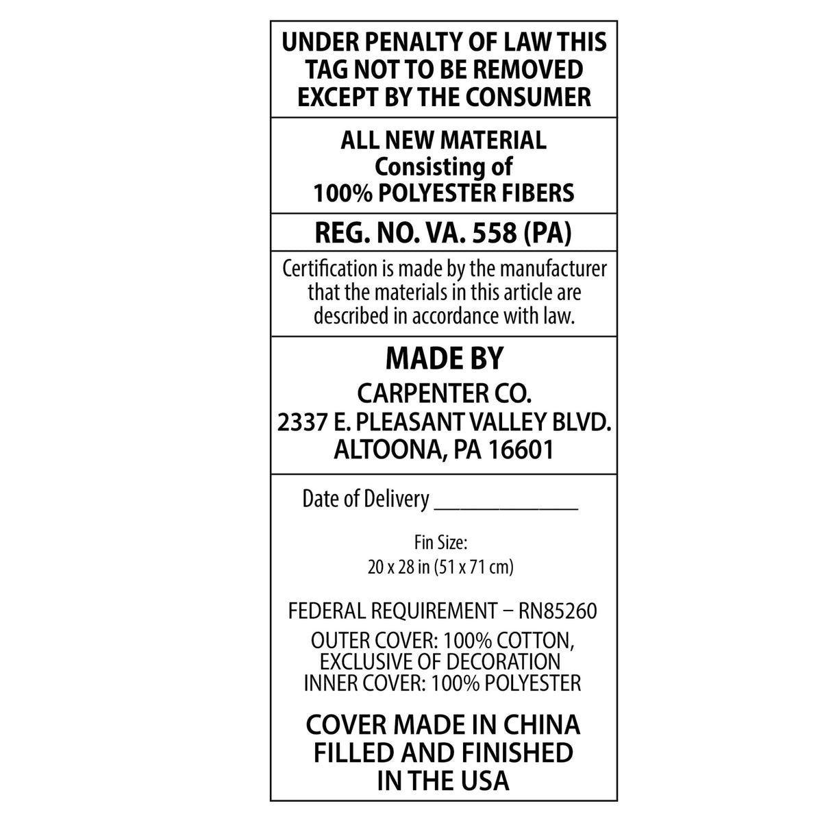 Indulgence Synthetic Down Pillow