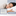 A woman with closed eyes sleeps comfortably, lying on her side with her head on a white pillow. The image promotes a Carpenter Indulgence® Synthetic Down Pillow for Side Sleepers, highlighting features.