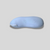 The Clutcher Pillow’s Luxury Super Cooling Body Pillow Cover, in light blue, rests on a plain gray background. Subtle logos and edge seams highlight its smooth texture while soft lighting casts gentle shadows beneath the pillow.