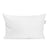 A white, rectangular Pillowtex Conformance Pillow | Soft Support is centered against a plain white background. The pillow appears fluffy, with slightly rounded edges and a soft, smooth surface. Filled with polyester microfiber balls for soft support, a small tag is visible on the right side featuring text. The overall design is minimalistic and clean.