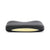 The Malouf HexCurve™ Pillow by Malouf features a black hexagonal-patterned cover and ergonomic yellow memory foam core for neck support. A side zipper is visible, revealing the interior. The pillow is displayed from the front.