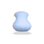 The Clutcher Pillow’s contoured, peanut-shaped ergonomic body pillow for side sleepers features a blue and white textured mesh cover, left-side zipper, and is shown centered on a white background with a soft shadow.
