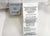 A white fabric tag on the Envirosleep Dream Support Pillow by Manchester Mills states it’s hypoallergenic, filled with 100% recycled polyester fiber, and must only be removed by the consumer. Manufacturing details and care instructions are included.