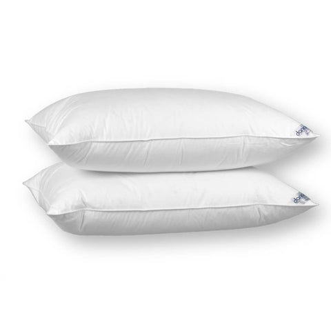 Two Daniadown Regular Hi-Loft Pillows on a white background.