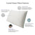 Experience the ultimate comfort with our Protect-A-Bed Crystal Tencel Cooling Pillow, featuring a TENCEL Lyocell Blend for coolness and Memory Foam for added support.