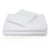 Luxurious Malouf 600 TC Cotton Blend Pillowcase Set in a crisp white color. Experience the softness and breathability of this high TC cotton blend. The set includes pillowcases for a complete bedding upgrade.