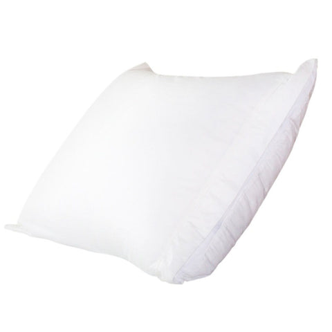 A white Protect-A-Bed Adjustable Fill Luxury Waterproof Tencel Lyocell Pillow on a white background.