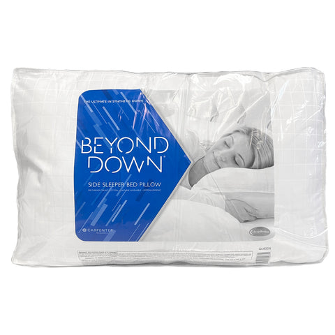 The Carpenter Co. Beyond Down Pillow | Side Sleeper is displayed on a white background.