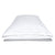 A Pillowtex pillowcase on a white background made with a cotton polyester blend fabric.