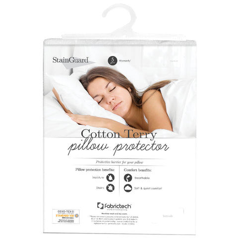 PureCare<sup>®</sup> StainGuard<sup>®</sup> Cotton Terry Pillow Protector