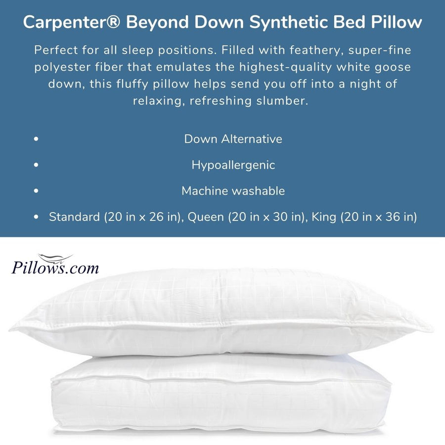 Carpenter Co. Beyond Down Synthetic Bed Pillow