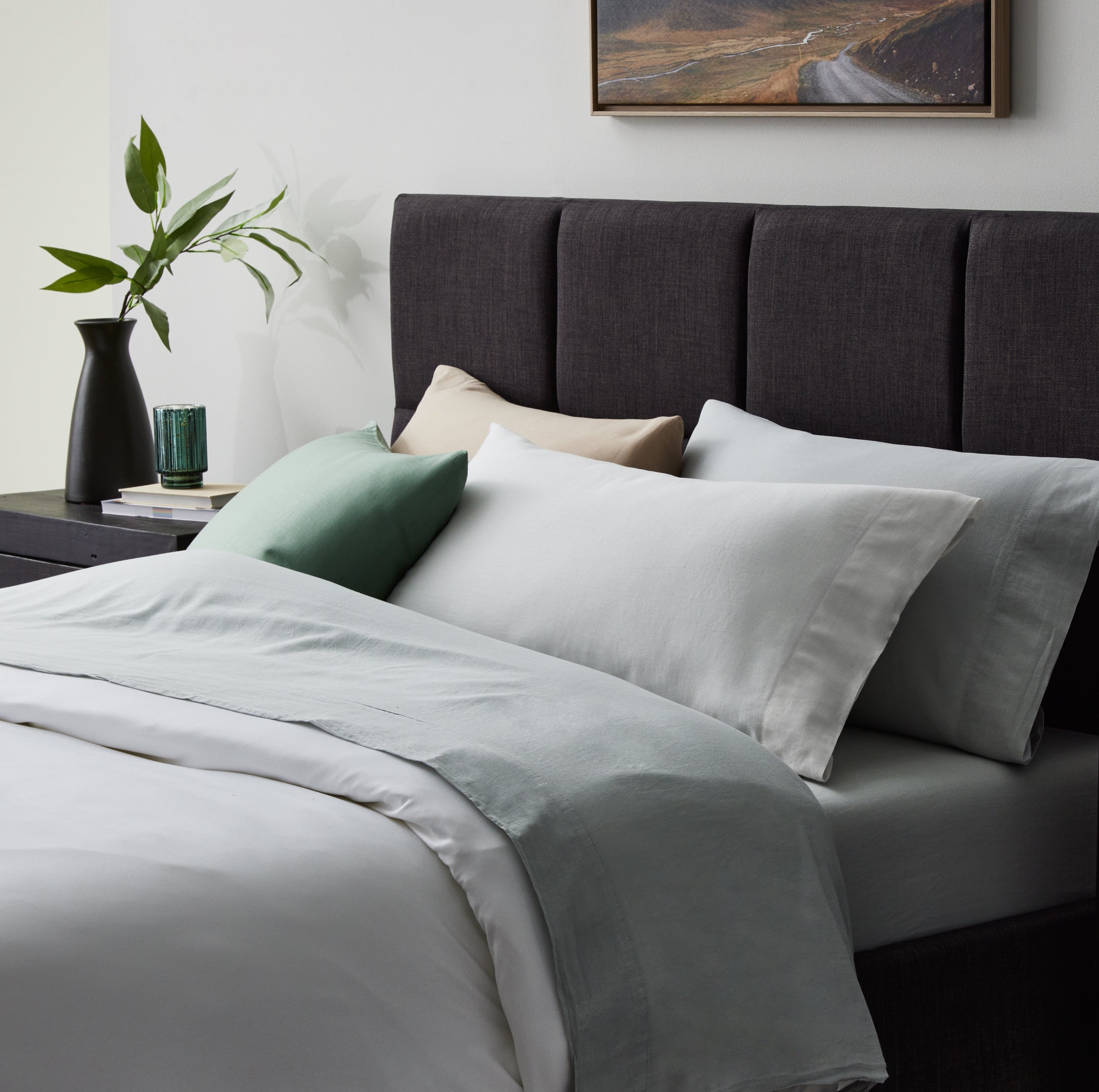 Malouf Linen-Weave Sheets - Thumbnail 3
