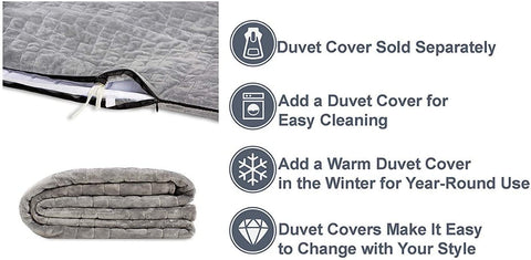 Opulence Glacier Cooling Gel Weighted Blanket for Adults
