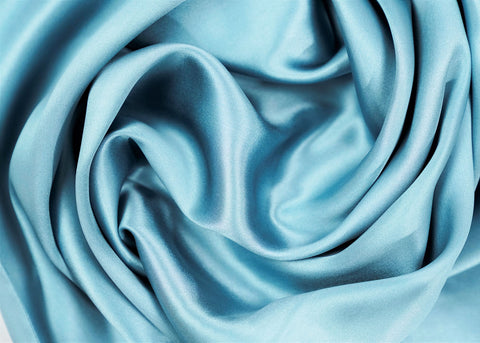 blue mulberry silk pillowcase 