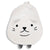 A children's Squishy Polyester Cat Snuggle Pillow featuring Pickles The Cat on a white background by Pillowtex.