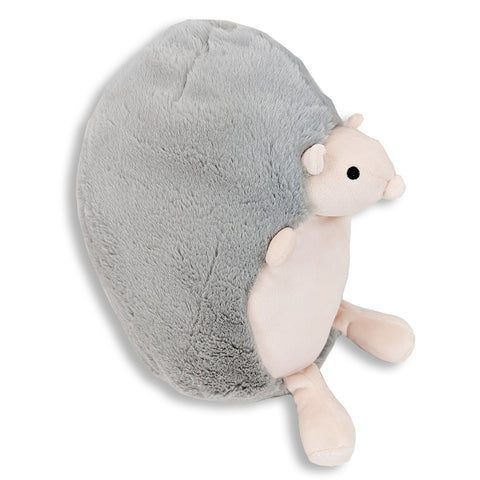 Hedgie The Hedgehog Squishy Plush Stuffed Animal Pillow For Adults And Kids Grey Gray Fun Gift