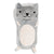 A high-quality Marshmallow The Cat memory foam cat-shaped pillow on a white background, perfect for children's gifts.