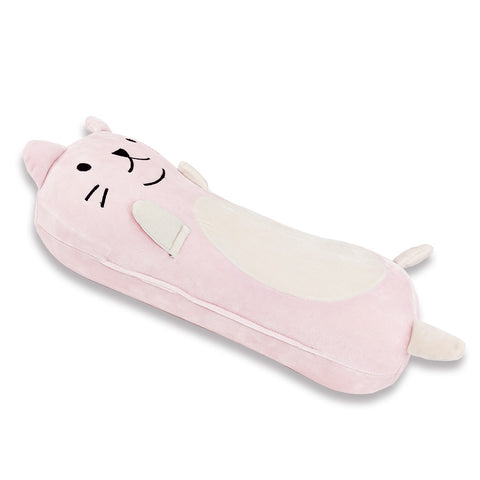 Marshmallow The Cat Squishy Plush Stuffed Animal Memory Foam Pillow For Adults And Kids Pink Blush Fun Gift