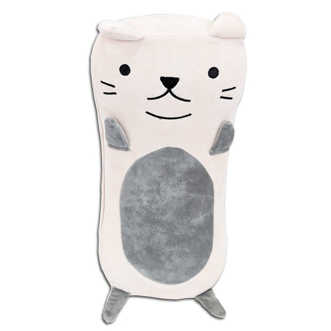 Marshmallow The Cat Squishy Plush Stuffed Animal Memory Foam Pillow For Adults And Kids White Cream Fun Gift