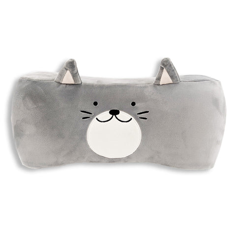 Tommy The Cat Squishy Plush Animal Memory Foam Pillow For Adults And Kids Grey Gray Fun Gift