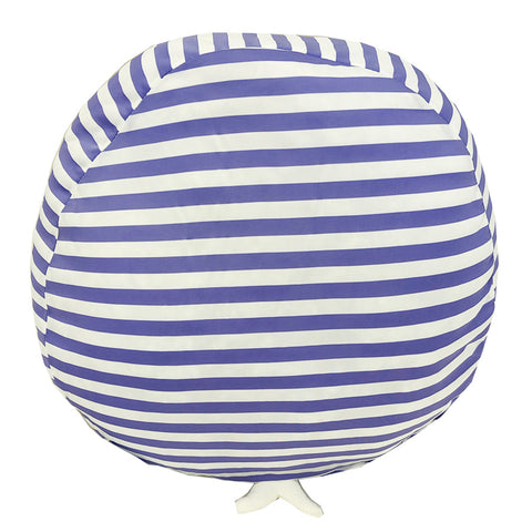 A Squishy Seal Face Pillow with Stripes | Sally The Seal on a white background perfect for children's gifts by Pillowtex.
